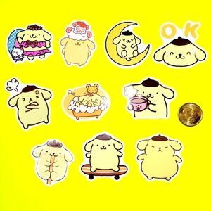 3/$20 Brand New 10x Pompompurin Waterproof Stickers #4